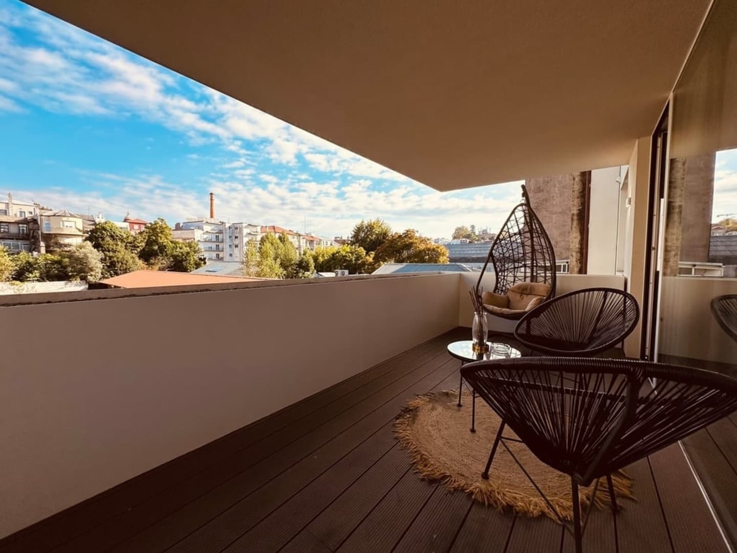 A balcony with a view over Northern Portugal