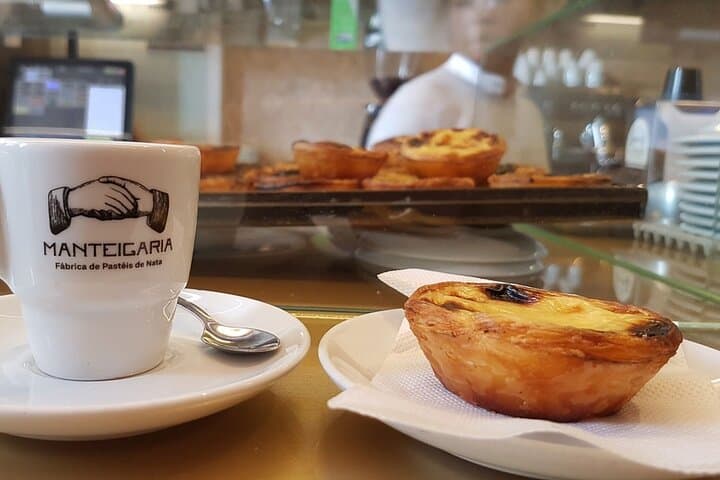 Expresso and custard tart
