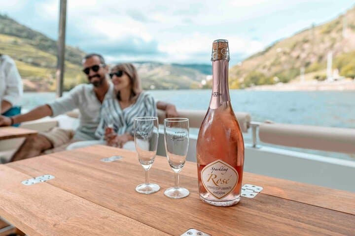Wine tasting aboard